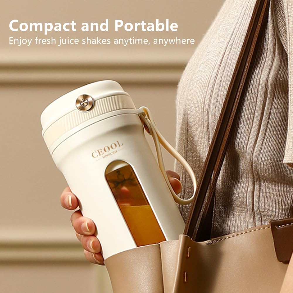 Portable Blender 350ml – High-Power Smoothie & Juice Maker
